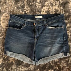 Signature by Levi Strauss Dark Blue Jean Shorts